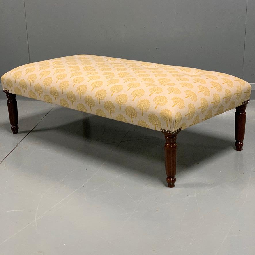 Antique Regency 2-Seat Occasional Sofa with Matching Stow under Footstool 2