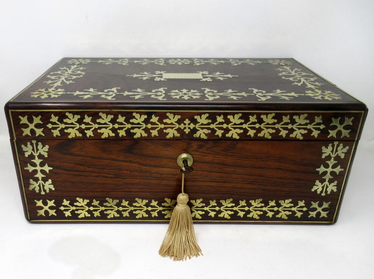 antique wooden writing box