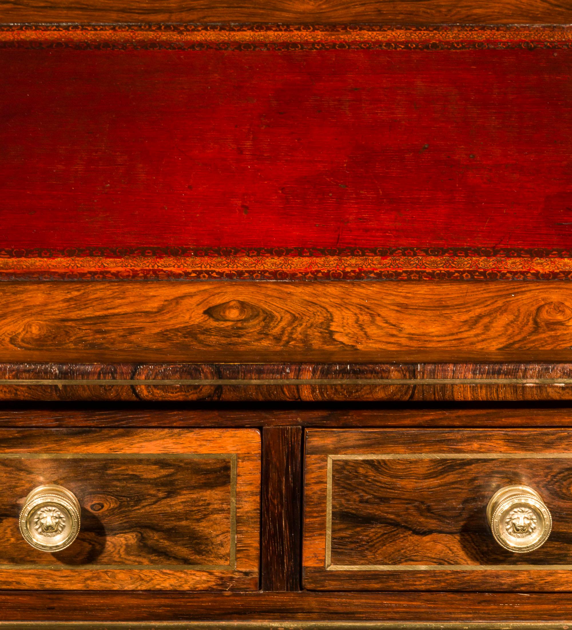 Antique Regency Carlton House Desk, Early 19th Century 2