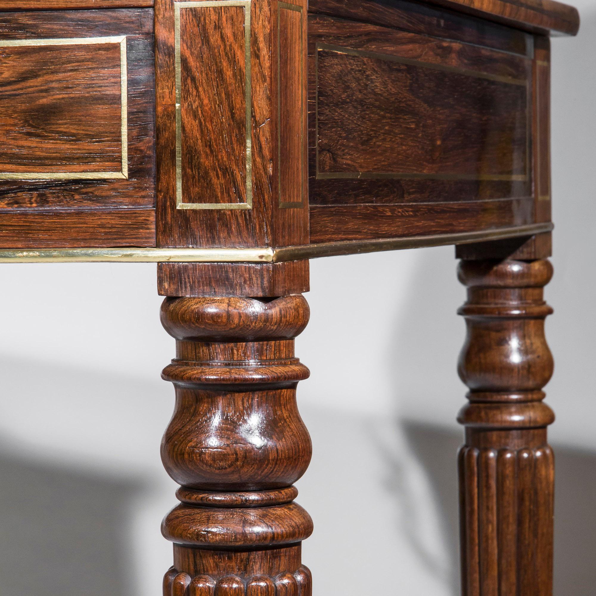 Antique Regency Carlton House Desk, Early 19th Century 3