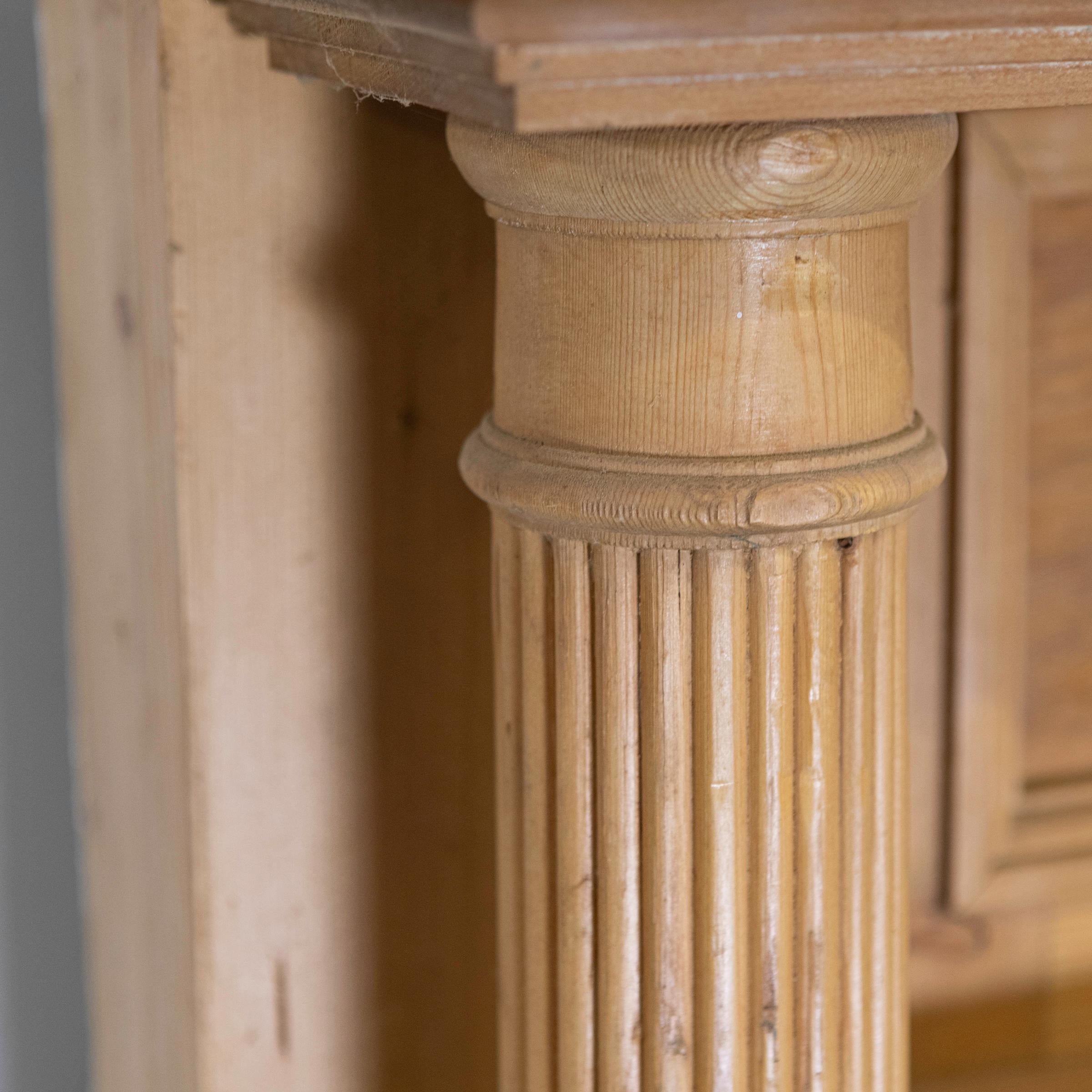 Hand-Carved Antique Regency Carved Wooden Fireplace Surround For Sale