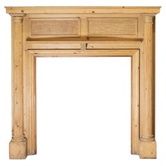 Antique Regency Carved Wooden Fireplace Surround