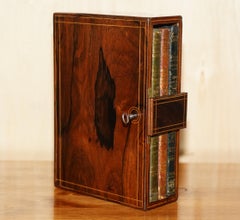 ANTiQUE REGENCY CIRCA 1810 SAFE DE NOTEPAD NEVER U UGS WITH ORIGINAL BOOKS