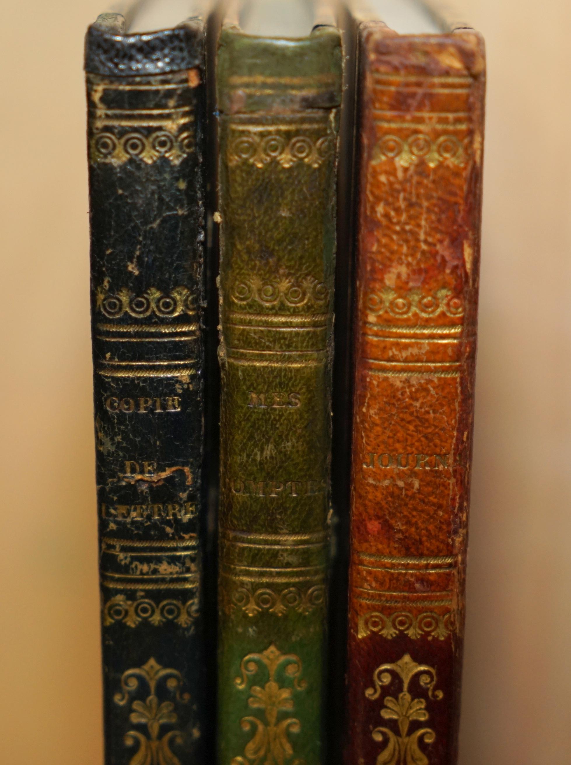 ANTIQUE REGENCY CIRCA 1810 LEGNO DURO MAI USATO CASSAFORTE PER NOTE CON LIBRI ORIGINALI in vendita 12