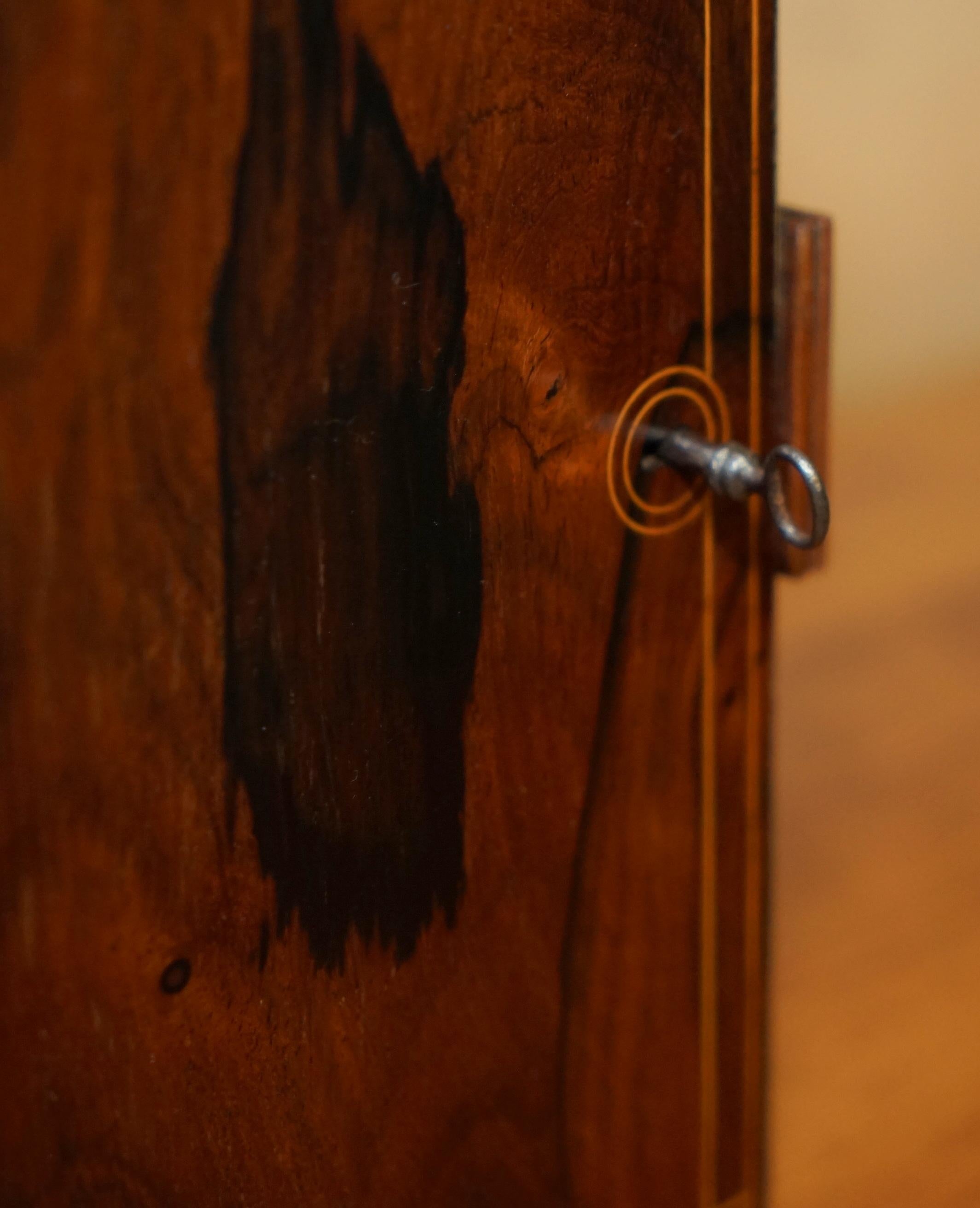 ANTIQUE REGENCY CIRCA 1810 LEGNO DURO MAI USATO CASSAFORTE PER NOTE CON LIBRI ORIGINALI In condizioni buone in vendita a West Sussex, Pulborough