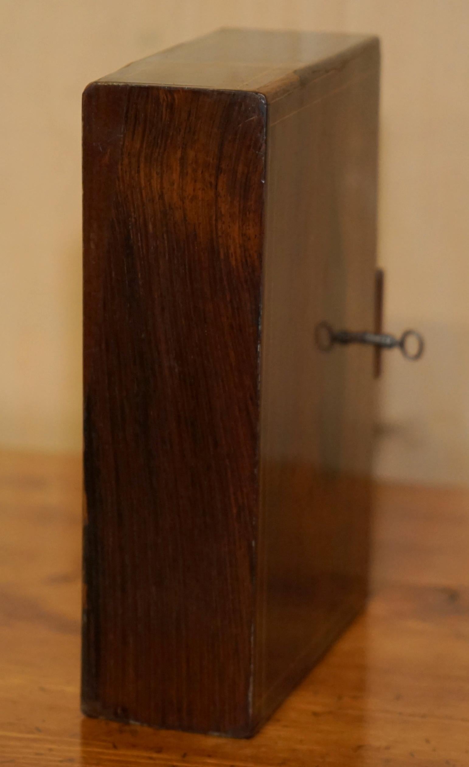 Inizio XIX secolo ANTIQUE REGENCY CIRCA 1810 LEGNO DURO MAI USATO CASSAFORTE PER NOTE CON LIBRI ORIGINALI in vendita