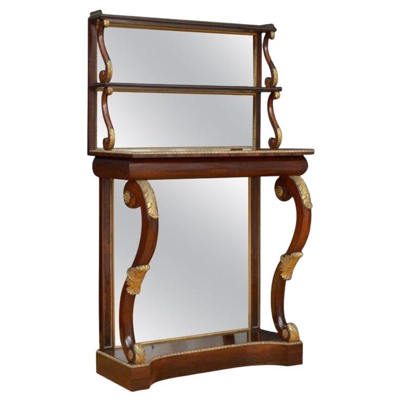 Antique Regency Console Table c1820s For Sale