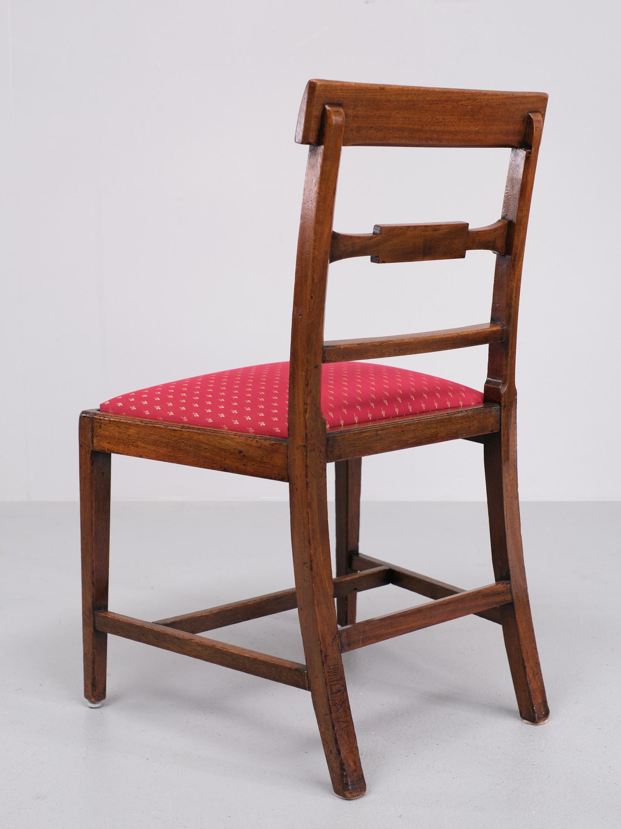 Antique Regency Dining chairs  1850s England  For Sale 5