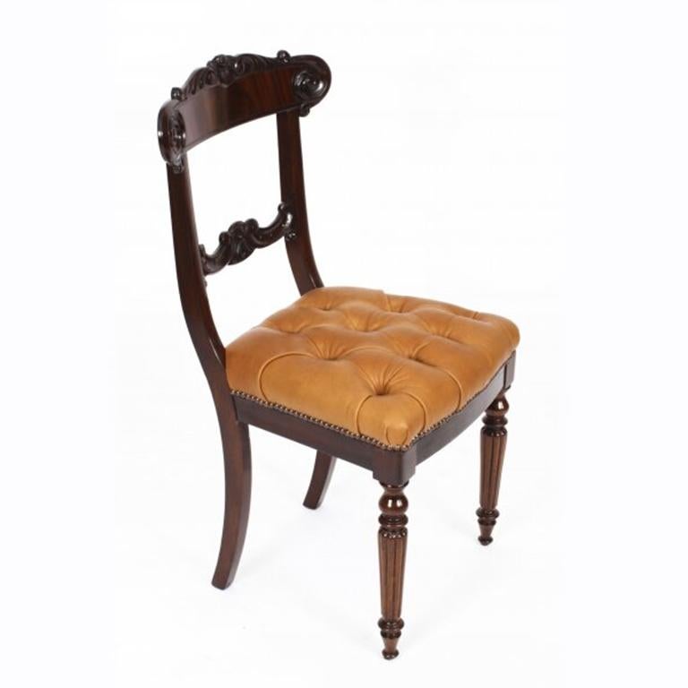 Antique Regency Dining Table & 10 Regency Dining Chairs, 19th Century 10