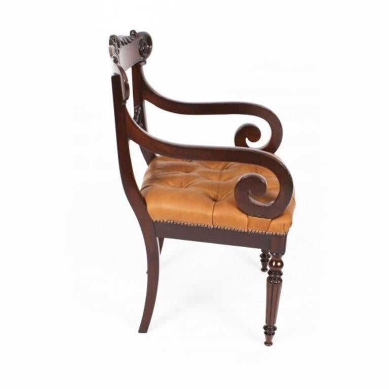 Antique Regency Dining Table & 10 Regency Dining Chairs, 19th Century 13