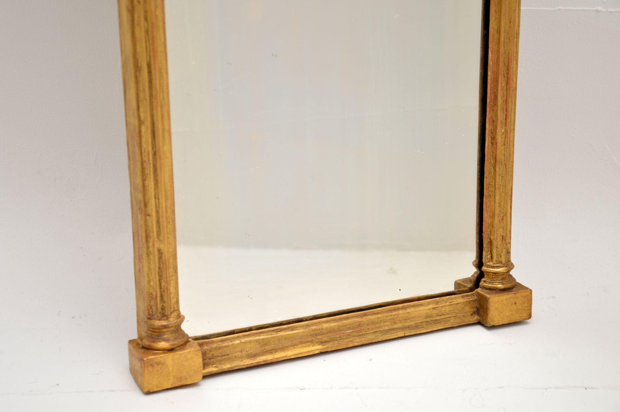 Antique Regency Gilt Wood Mirror For Sale 1