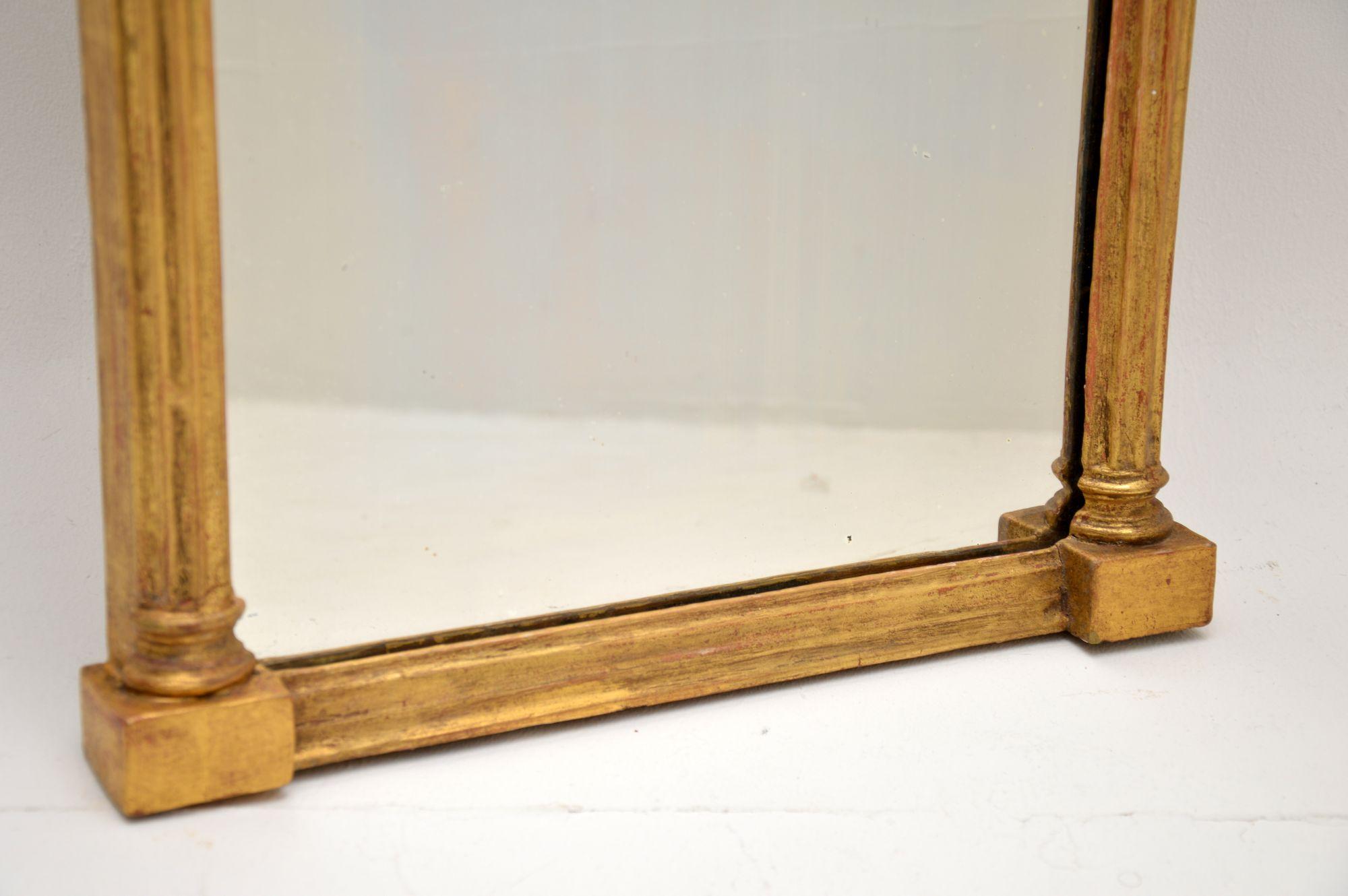 Antique Regency Gilt Wood Mirror For Sale 2