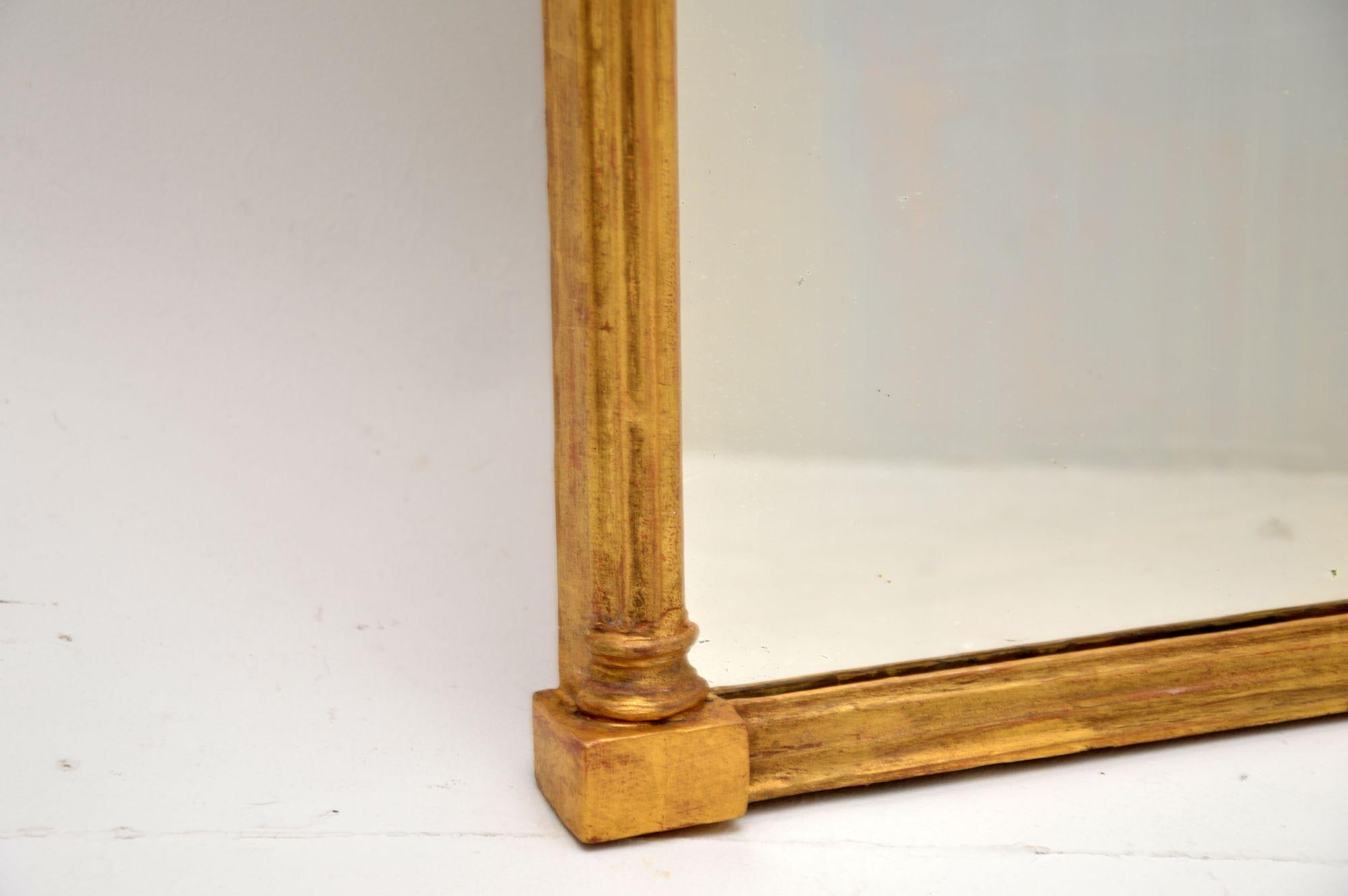Antique Regency Gilt Wood Mirror For Sale 3