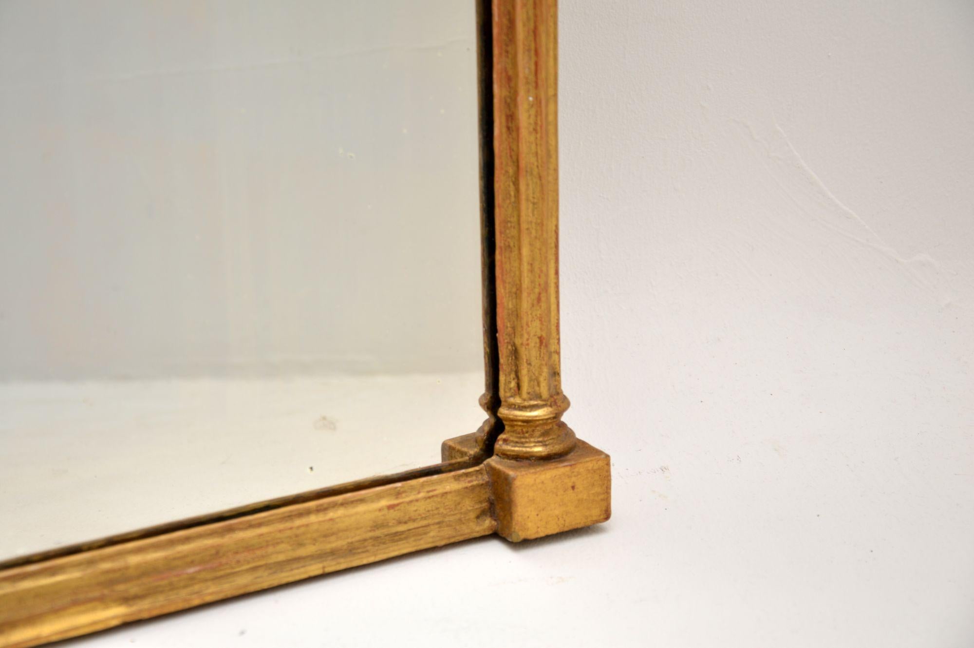 Antique Regency Gilt Wood Mirror For Sale 4
