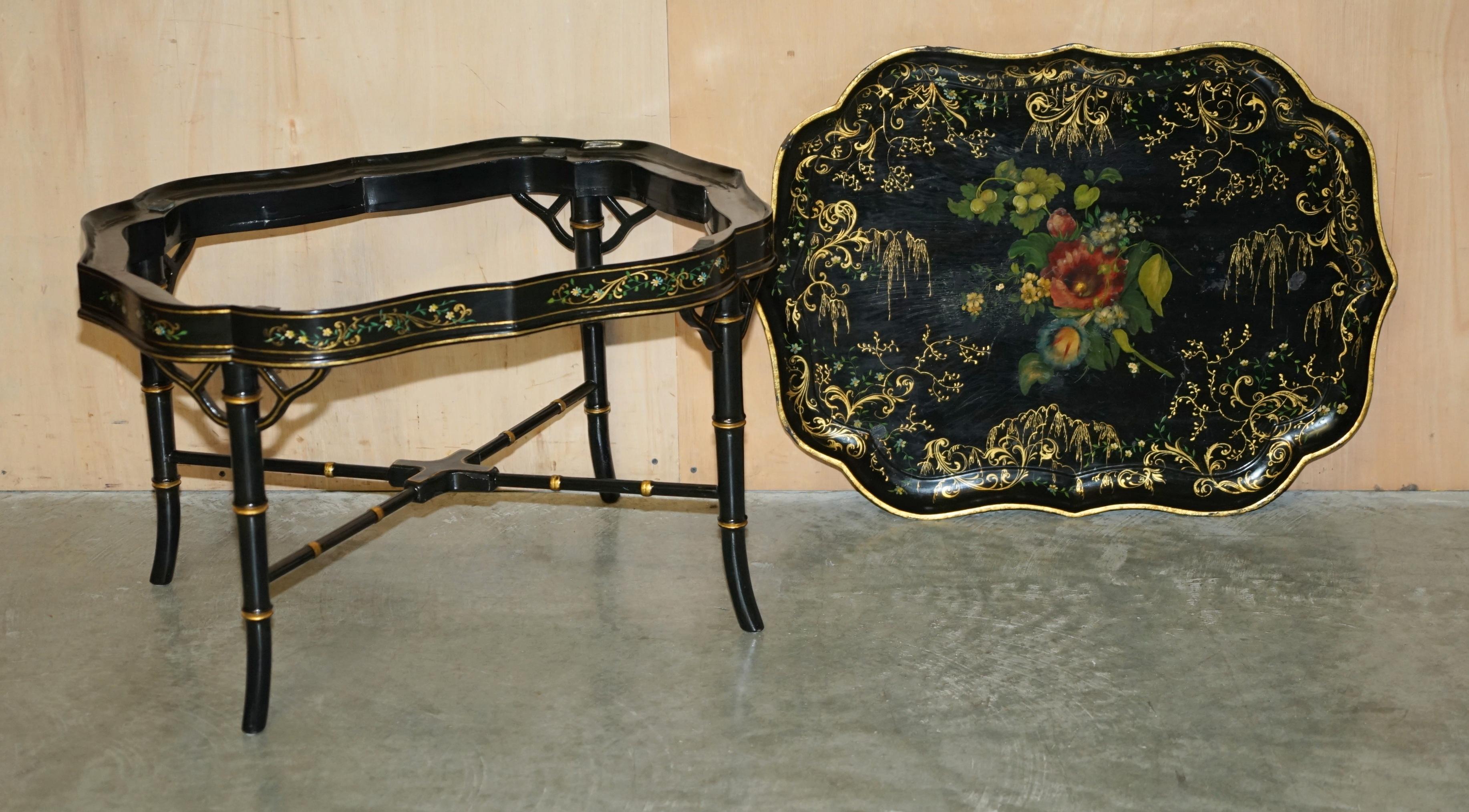 Royal House Antiques

Royal House Antiques is delighted to offer for sale this very decorative antique circa 1810-1820 Regency Paper Mache hand painted tray table in the Chinese Chinoiserie taste

Please note the delivery fee listed is just a guide,