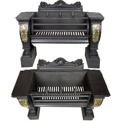 Antique Regency Hob Grate In The Manner of George Bullock