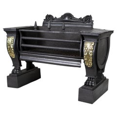 Antique Regency Hob Grate In The Manner of George Bullock