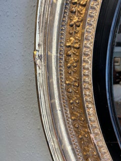 Antique Regency Large Gilt Convex Mirror