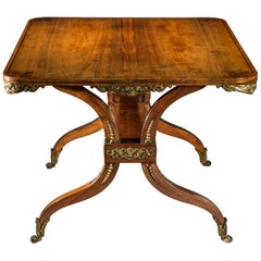 Antique Regency Desk or Library Table, circa 1810