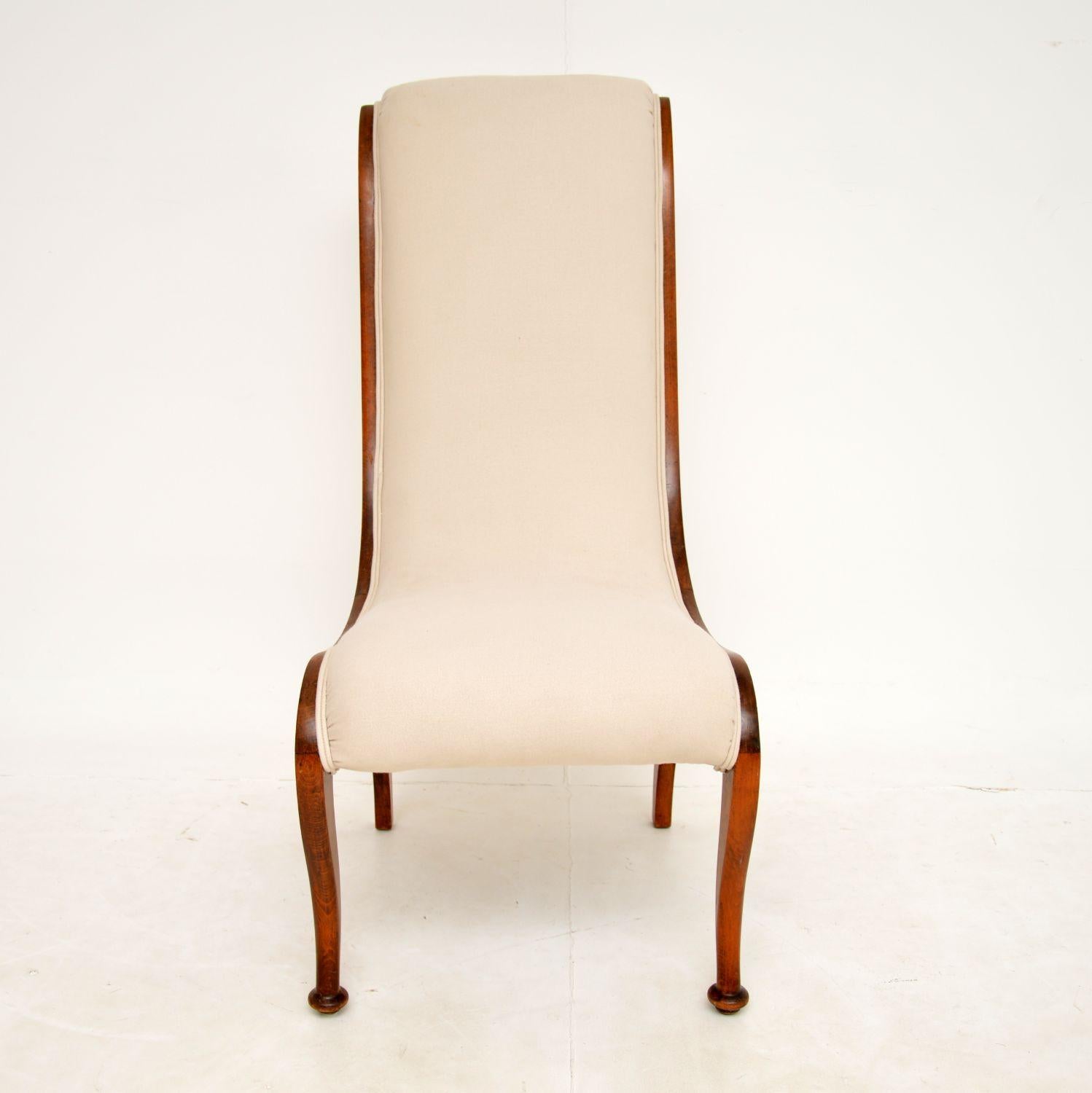 Antique Regency Lounge Chair In Good Condition In London, GB