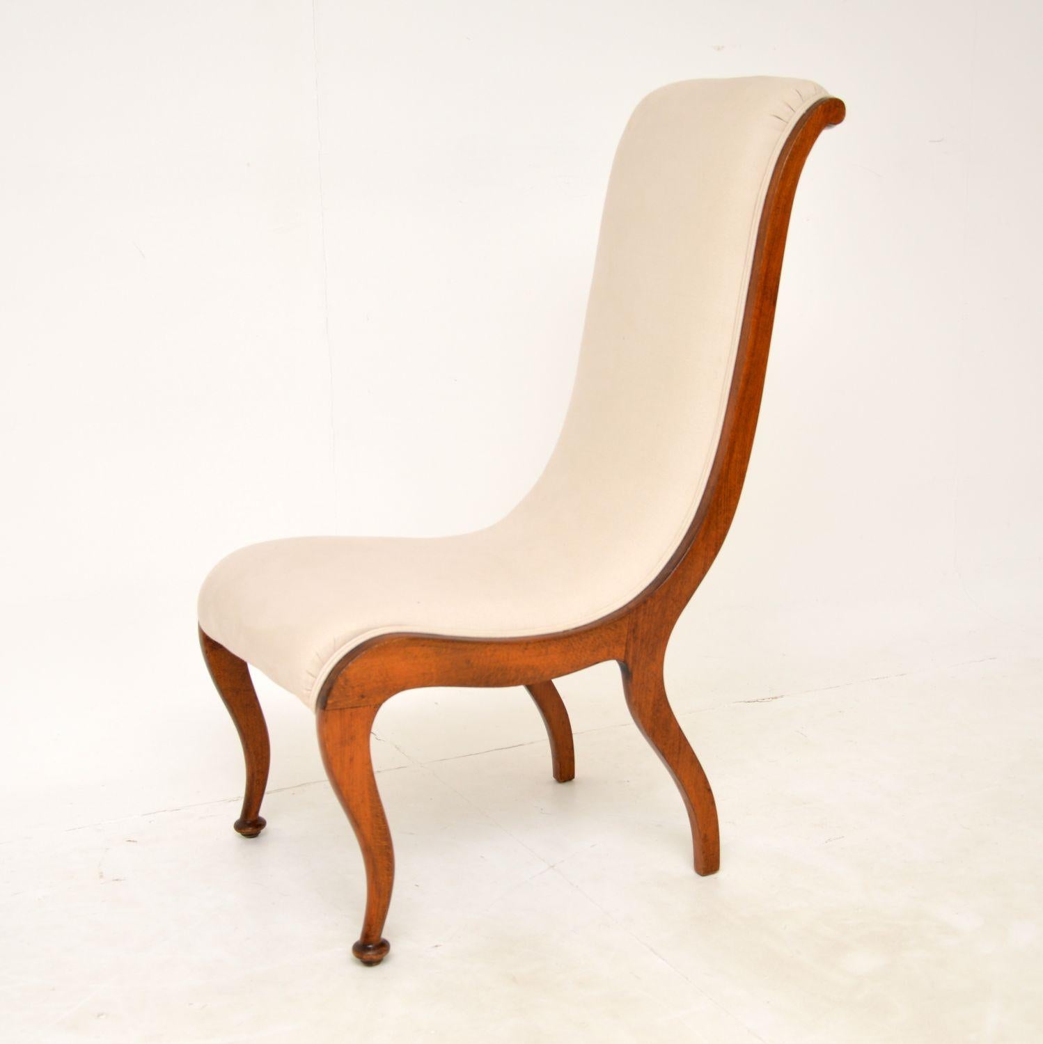 19th Century Antique Regency Lounge Chair
