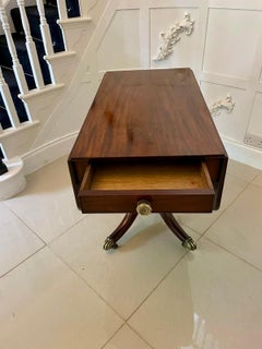 Antique Regency Mahogany 4 seater Dining/Pembroke Table