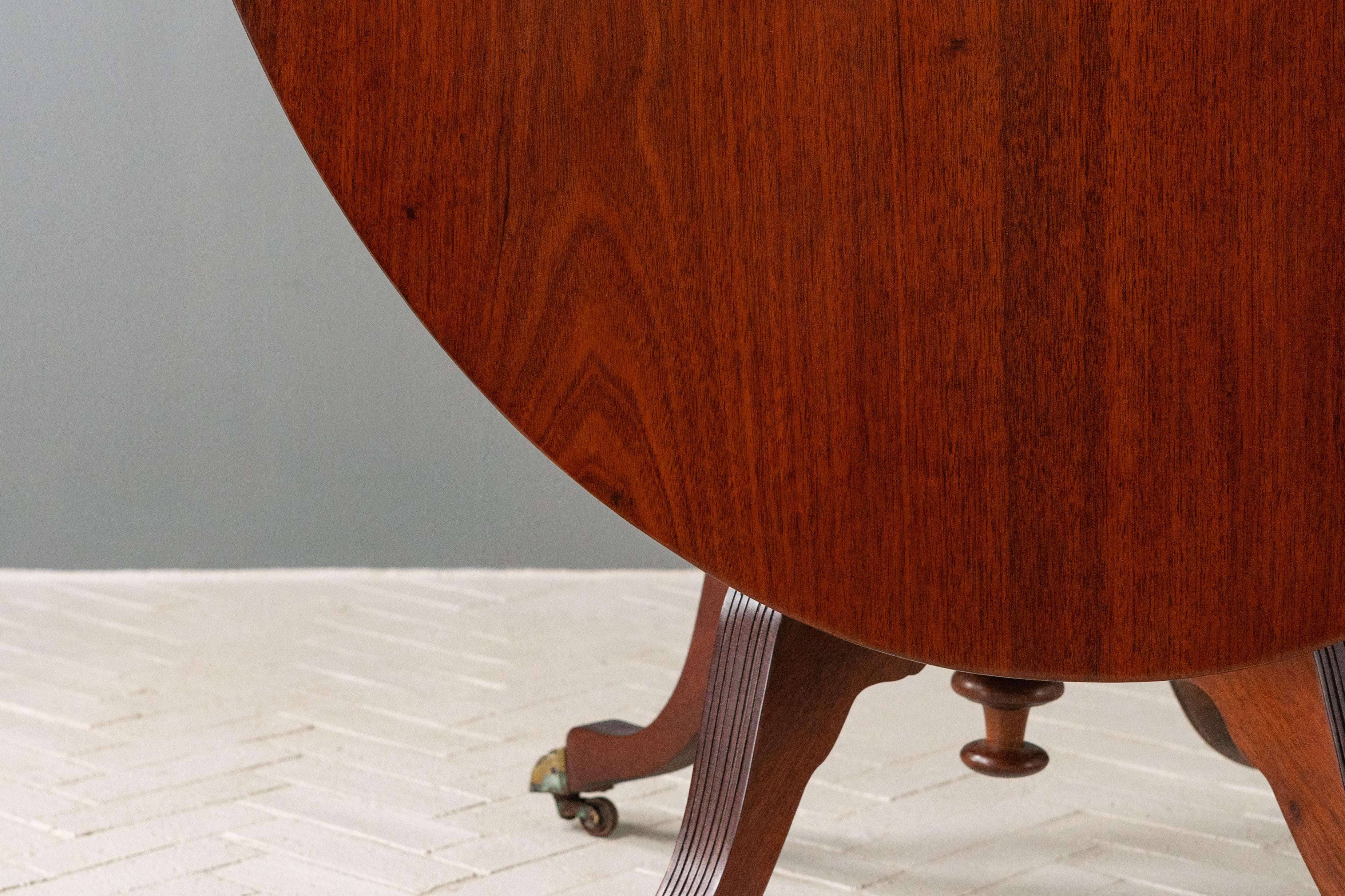 Antique Regency Mahogany Breakfast Table 3