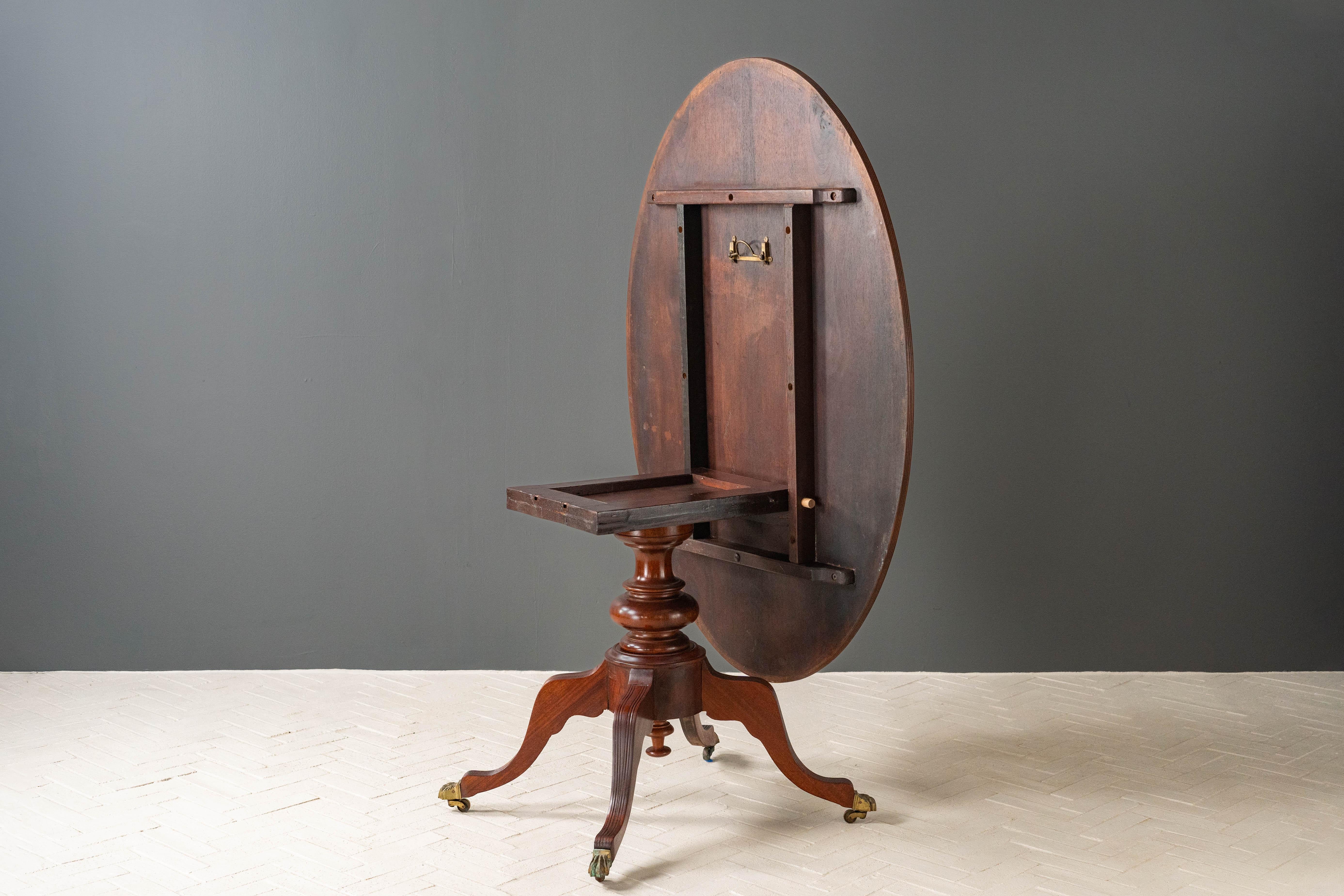 Antique Regency Mahogany Breakfast Table 4