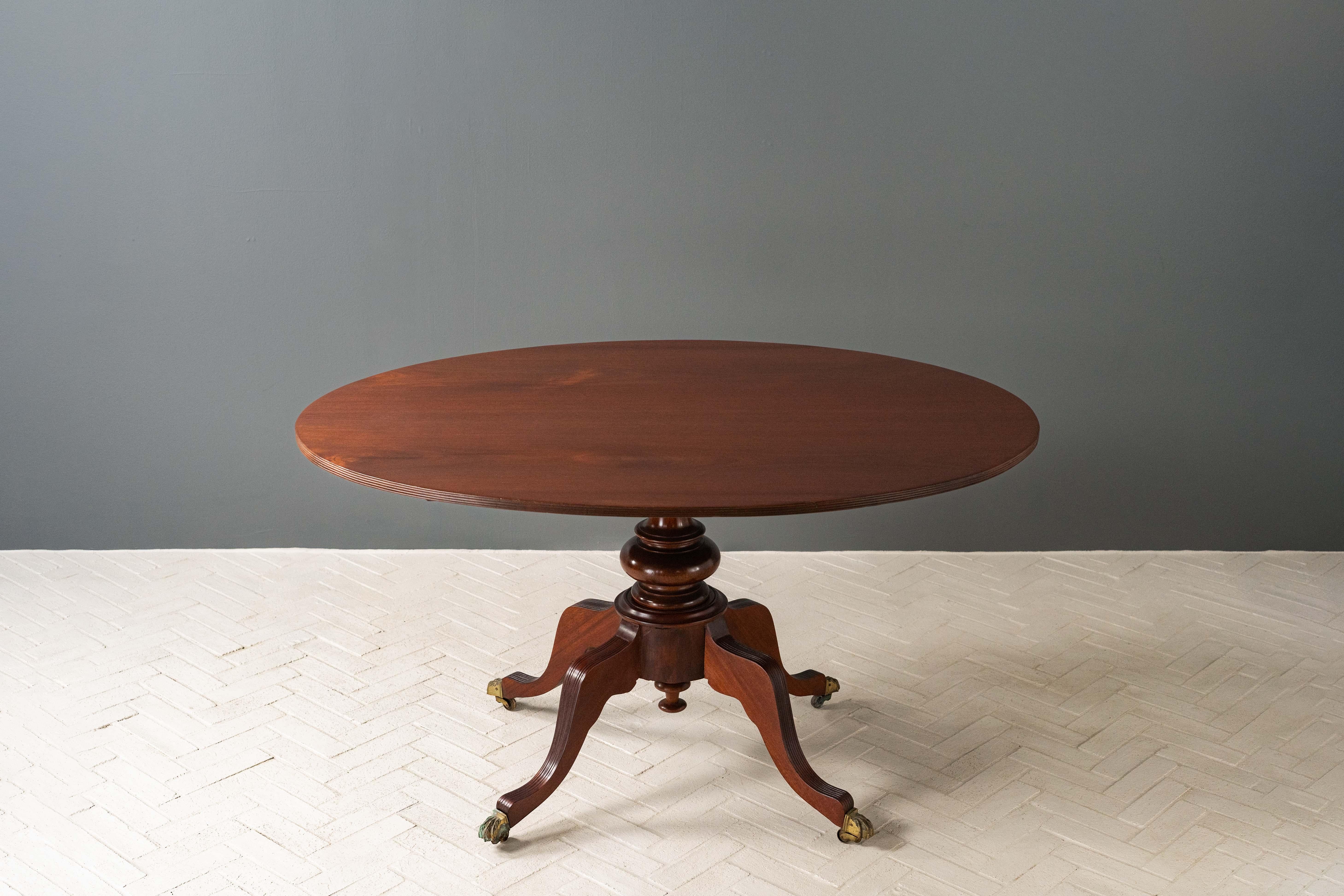 Jamaican Antique Regency Mahogany Breakfast Table