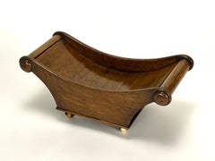 Antique Regency Mahogany Cheese Coaster or Cheese Wheel Holder—Timeless Taste