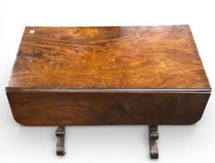 Antique Regency Mahogany Drop Leaf Table.
