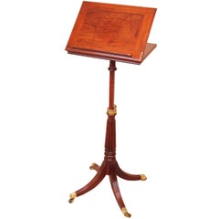 Antique Regency Mahogany Music Stand