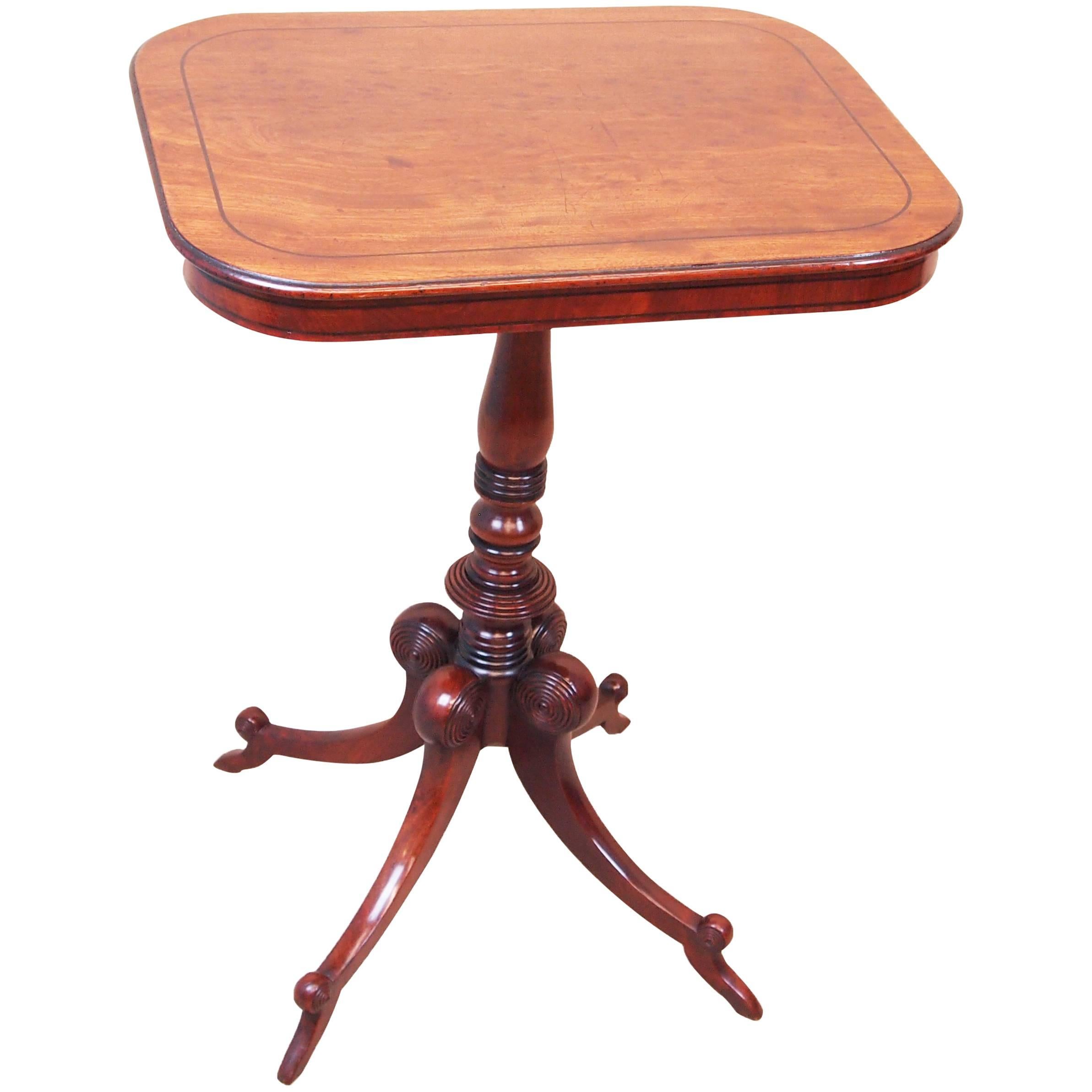 Ebonized Oblong Bobbin Table For Sale at 1stdibs