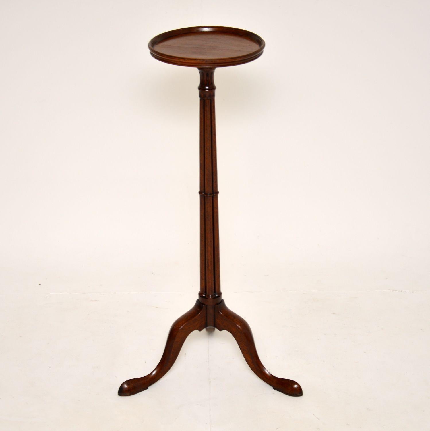 English Antique Regency Side / Torchere Table