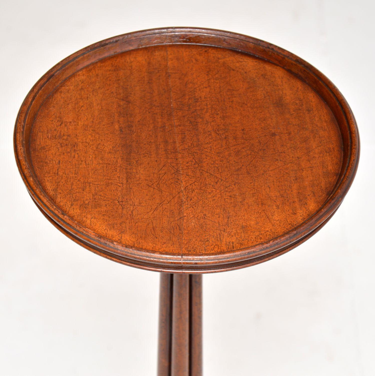 Antique Regency Side / Torchere Table 2
