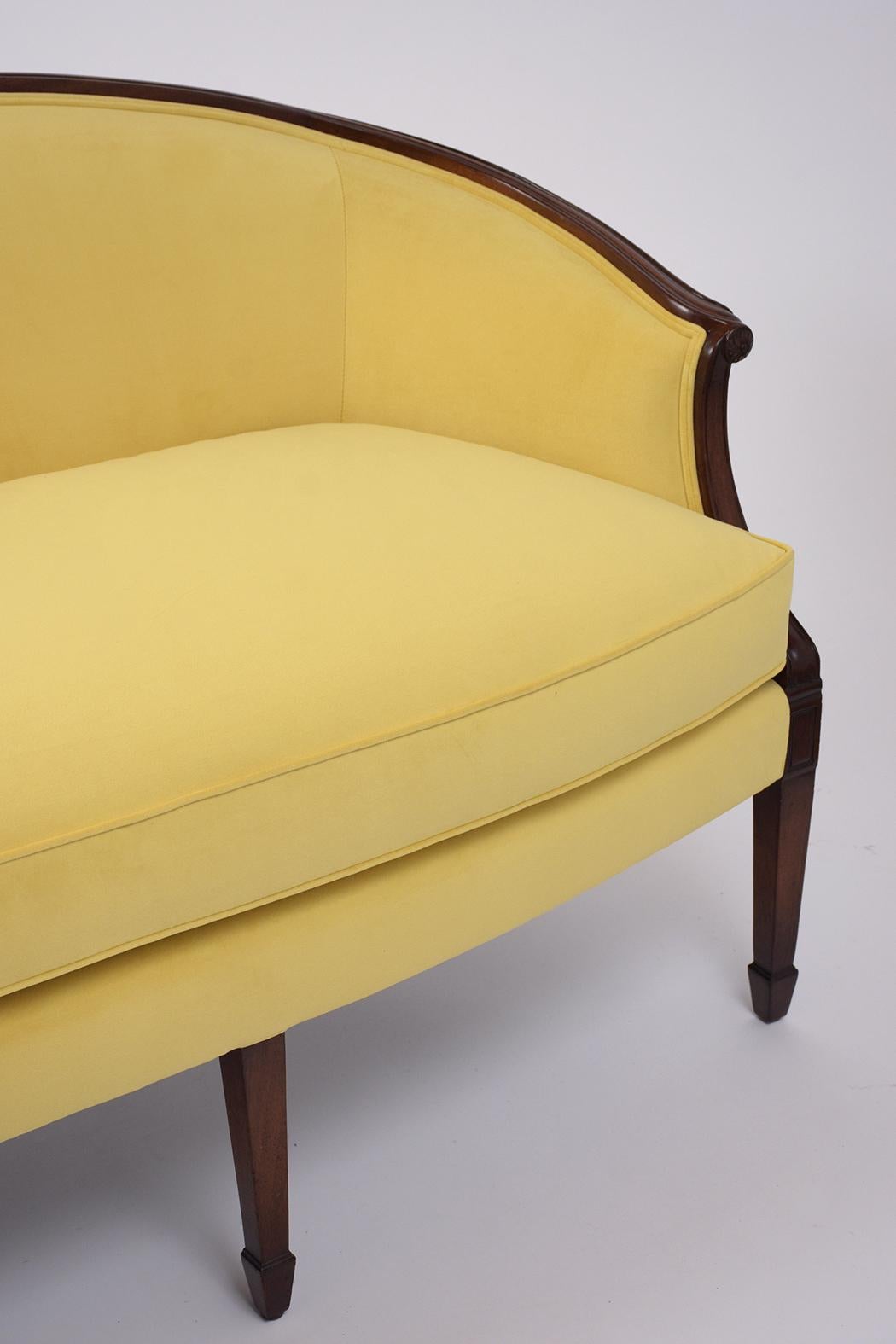 Early 20th Century Antique Regency Mahogany Sofa