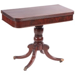 Antique Regency Mahogany Tea or Side Table