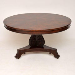 Antique Regency Mahogany Tilt Top Breakfast Table