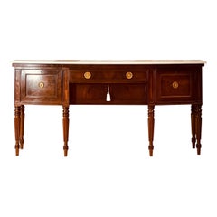 Antique Regency Marble Sideboard