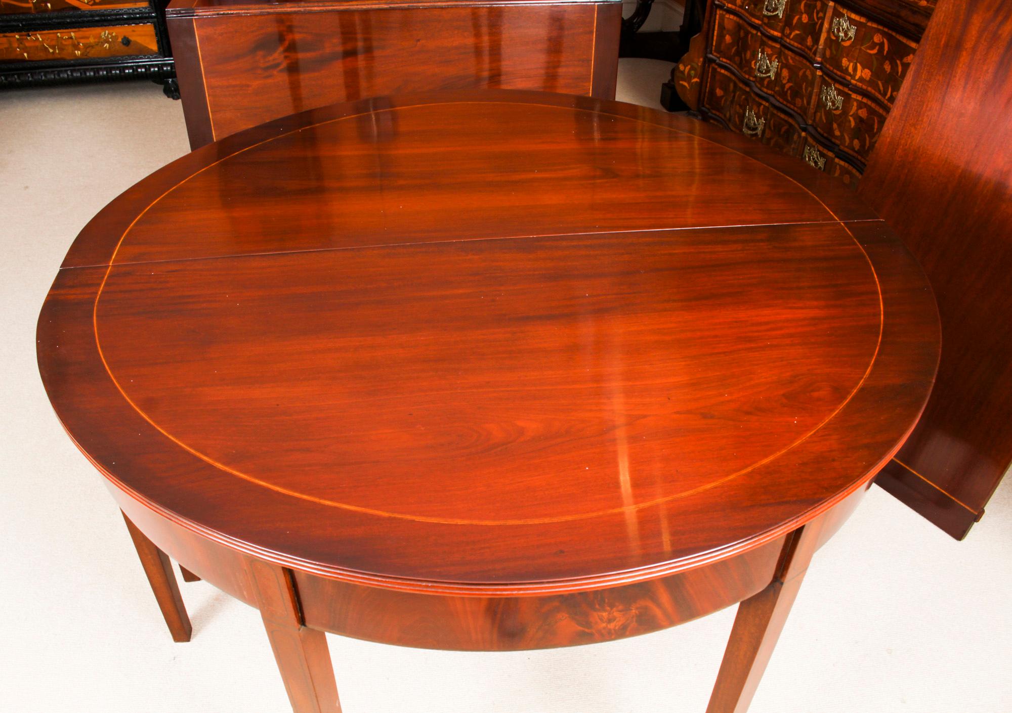 Antique Regency Metamorphic Mahogany Dining Table, 19th C 5