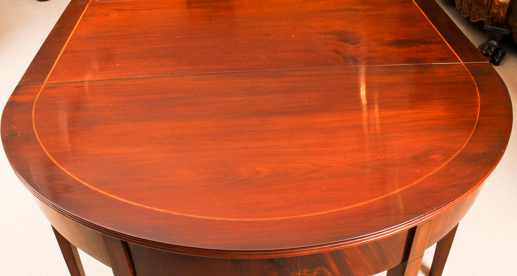 Antique Regency Metamorphic Mahogany Dining Table, 19th C 6