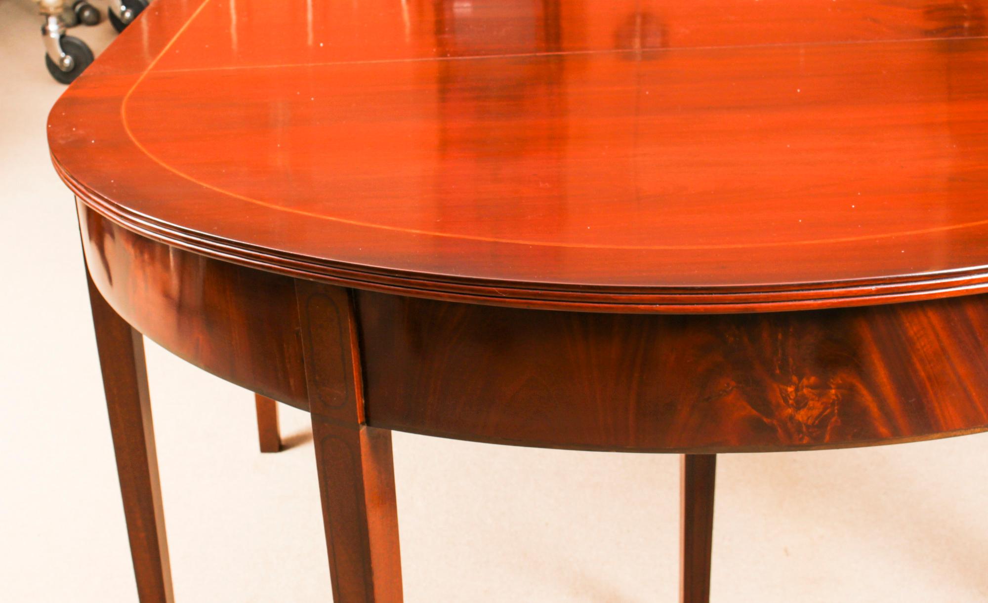 Antique Regency Metamorphic Mahogany Dining Table, 19th C 8