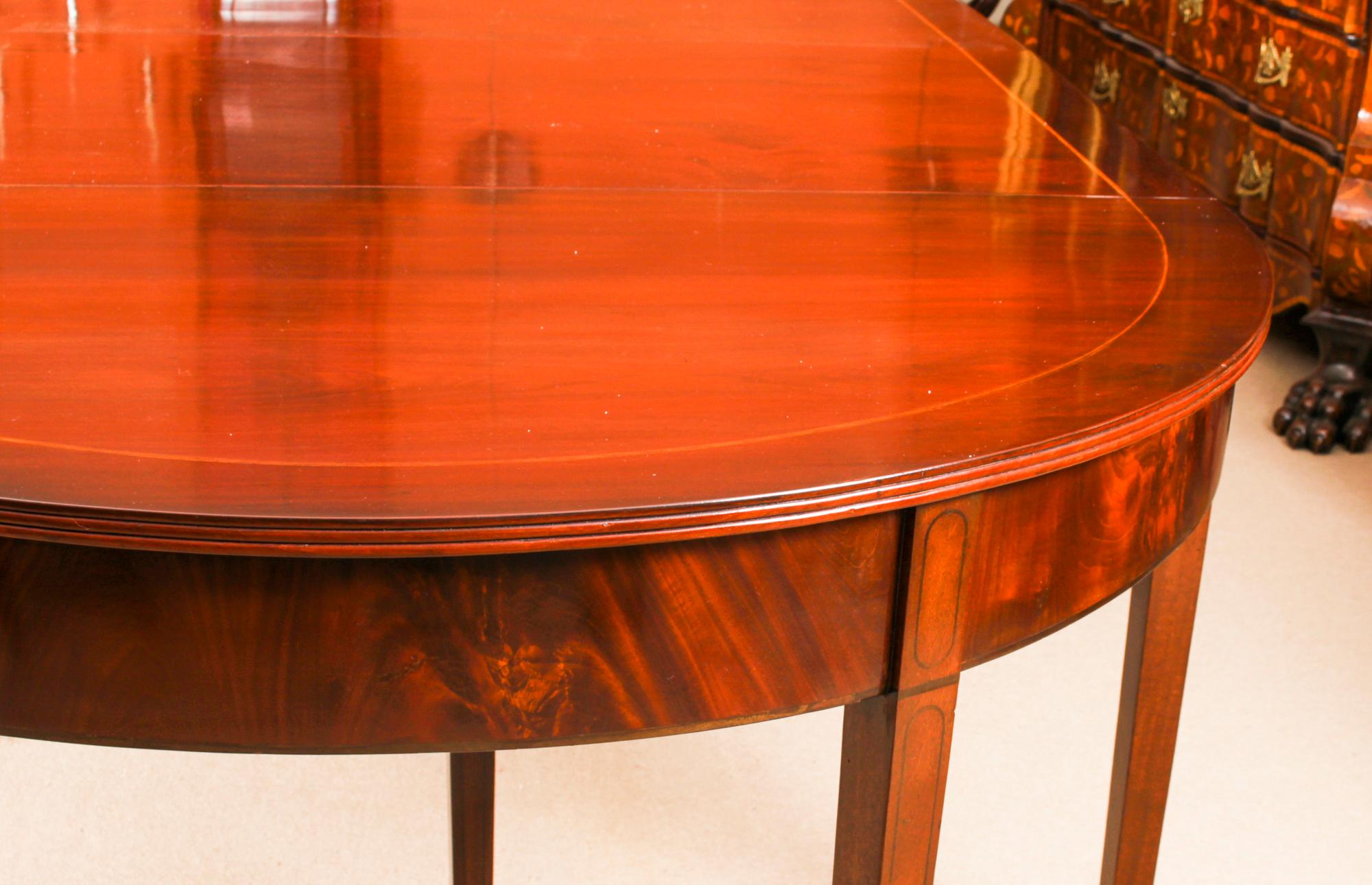 Antique Regency Metamorphic Mahogany Dining Table, 19th C 9