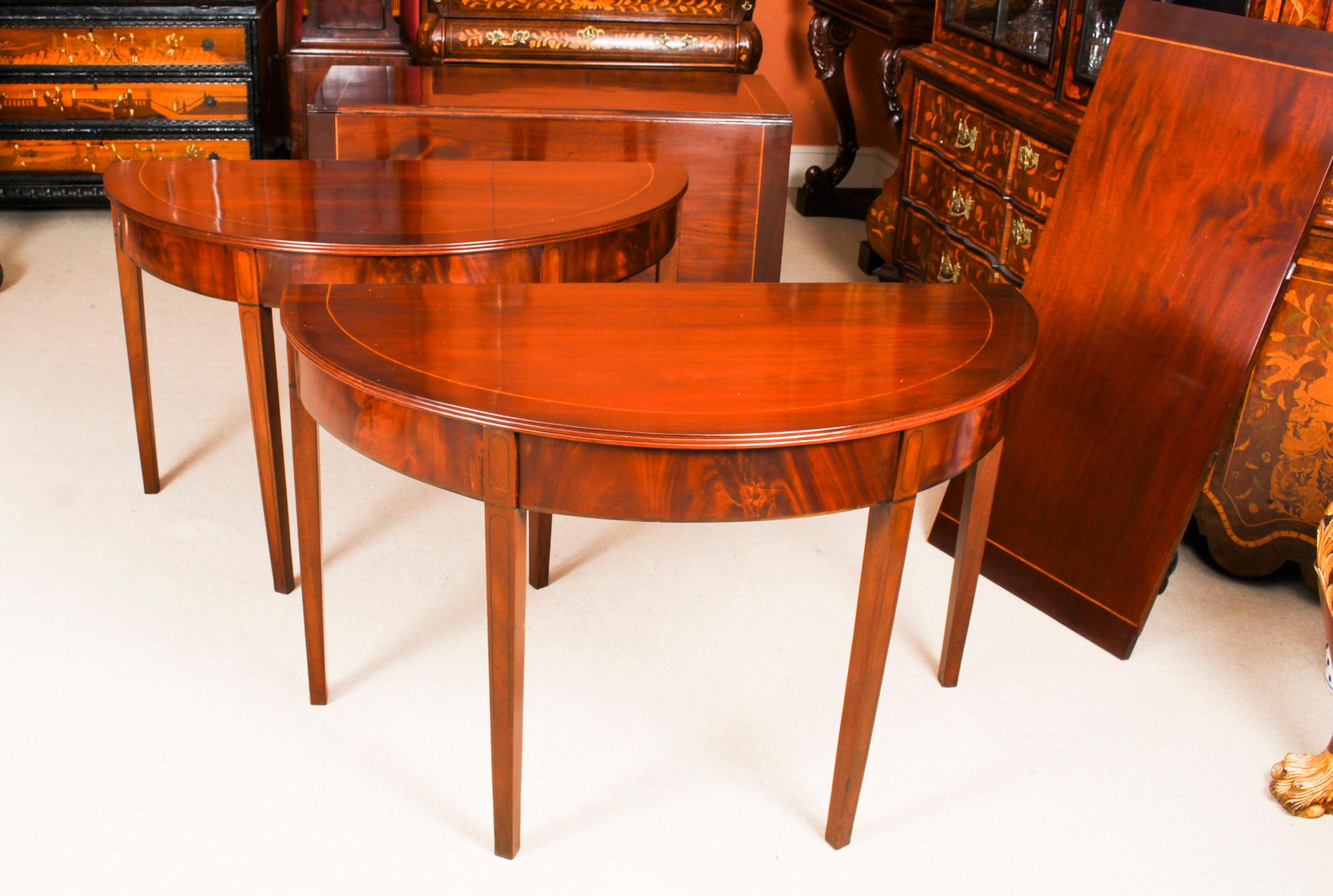 Antique Regency Metamorphic Mahogany Dining Table, 19th C 2