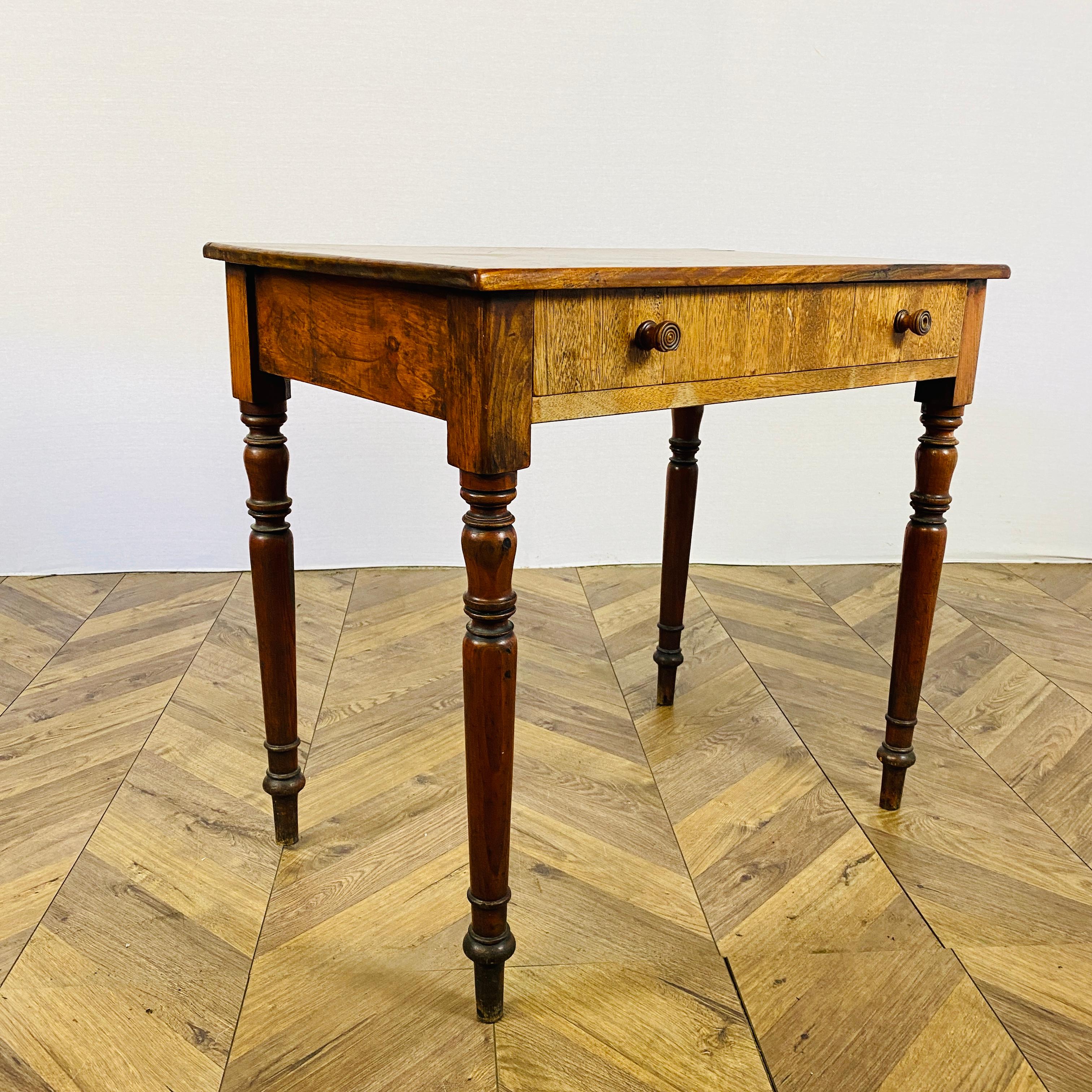Antique Regency Oak Desk or Side Table, circa c1820s For Sale 6