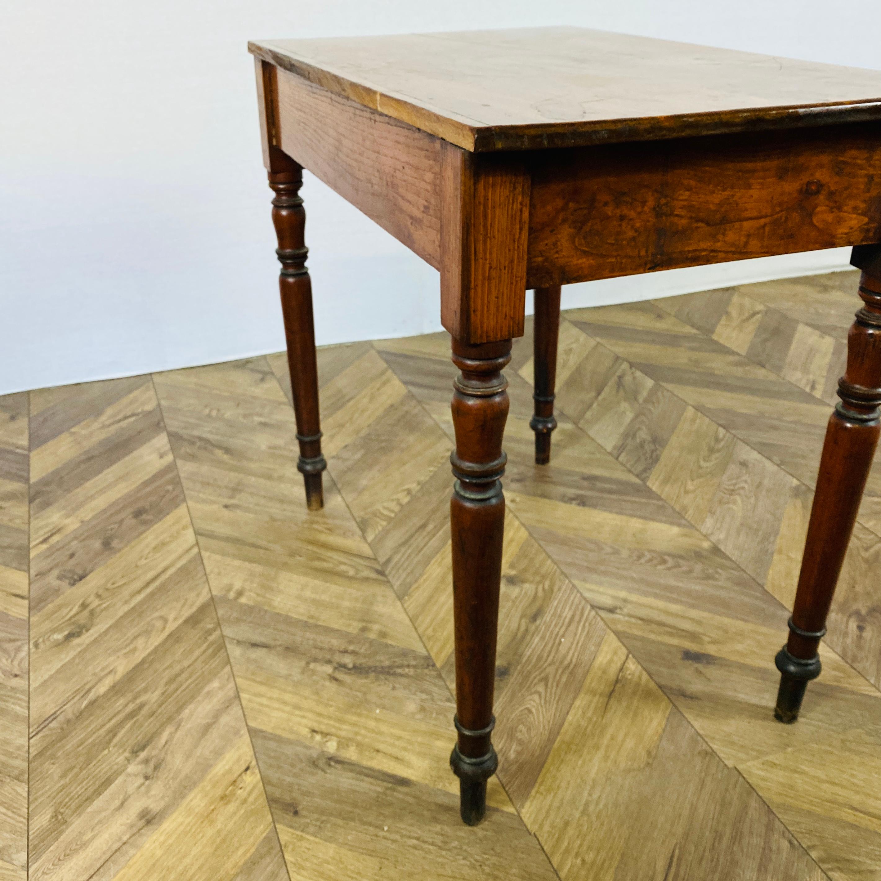 Antique Regency Oak Desk or Side Table, circa c1820s For Sale 8
