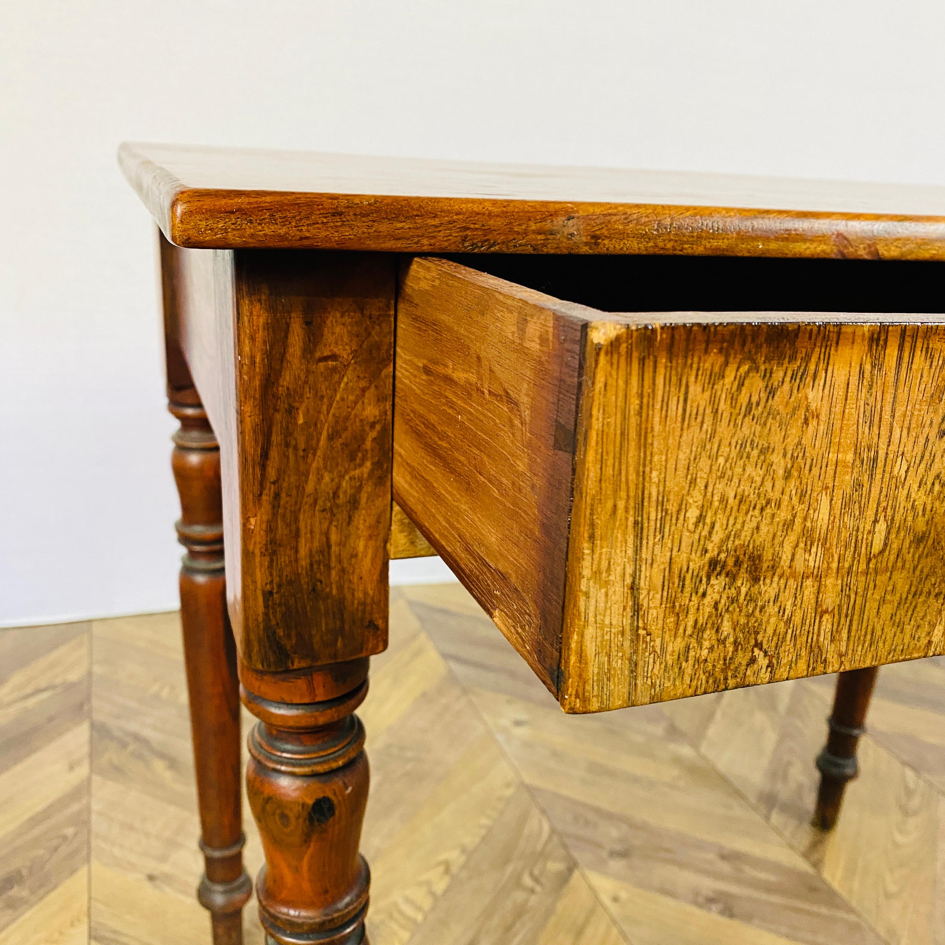 Antiker Regency-Schreibtisch oder Beistelltisch aus Eiche, ca. um 1820 im Angebot 9