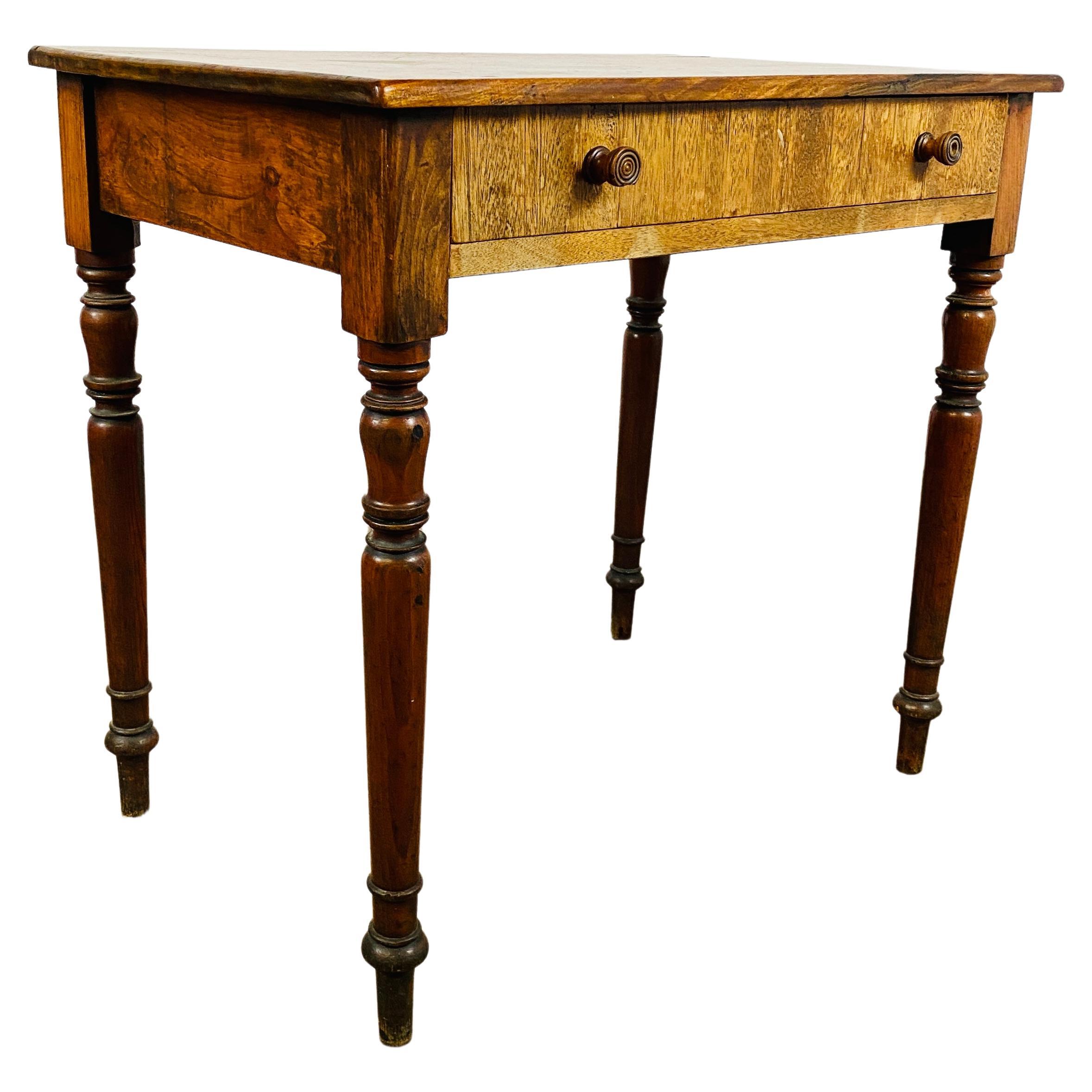 Antique Regency Oak Desk or Side Table, circa c1820s For Sale