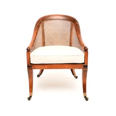 Antique Regency Period Caned Armchair