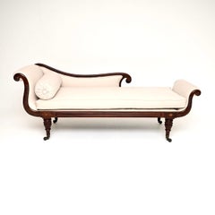 Antica Chaise Longue del periodo Regency